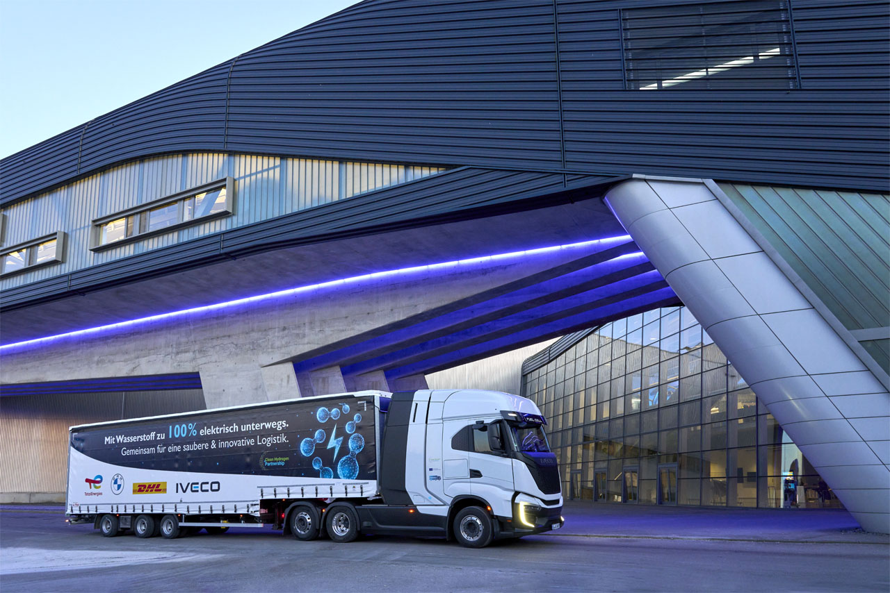 Zukunft bewegen: BMW Group testet Wasserstoff-LKW in der Logistik.